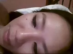 Chinesische egoistisch Exgf auf Webcam haarige Muschi reiben