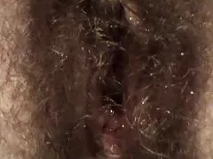 Meine Frau mit behaarte Biber.
