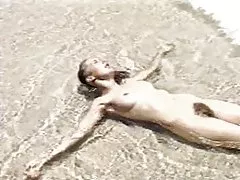 Behaarte Fotzen am Strand